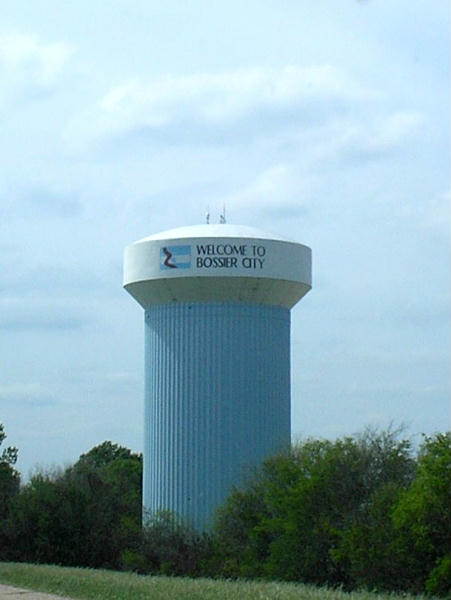 Welcome to Bossier City water tower.