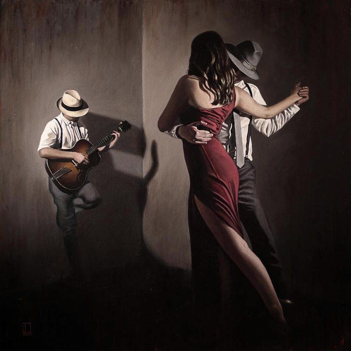 He’s Playing Our Song, Richard Blunt, Painting