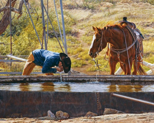 Straight from the Well, Tim Cox, Painting