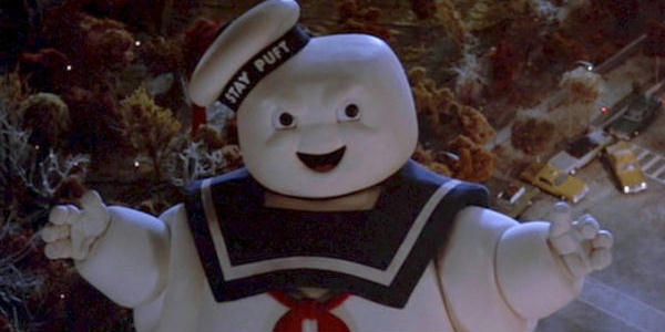 Cropped screen capture from Ghostbusters, the Stay Puft Marshmallow Man