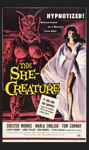 Movie poster for The She-Creature