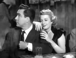 Capture from the film noir classic D.O.A., Frank Bigelow and Sue
