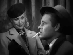 Screen capture from Detour (Edgar G. Ulmer, 1945): Al and Sue talk