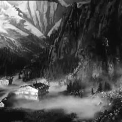 Small square capture from The Trollenberg Terror (The Crawling Eye): Trollenberg under siege