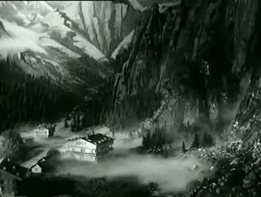 The Trollenberg Terror (The Crawling Eye) atmospheres: Trollenberg under seige (Trollenberg surrounded by fog)