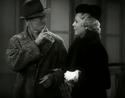 Capture from The House of Secrets (Roland D. Reed, 1936): Barry Wilding (Leslie Fenton) and Julie Kenmore (Muriel Evans) Aboard Ship