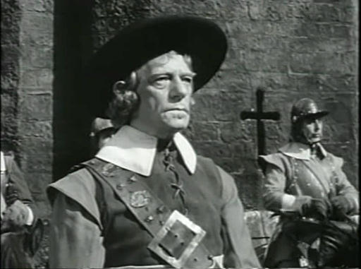 Capture from Cardboard Cavalier (Walter Forde, 1949), Oliver Cromwell (Edmund Willard)