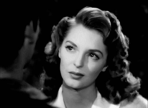 Capture from The Red House: Julie London (Tibby), In the Woods with Rory Calhoun (Teller)